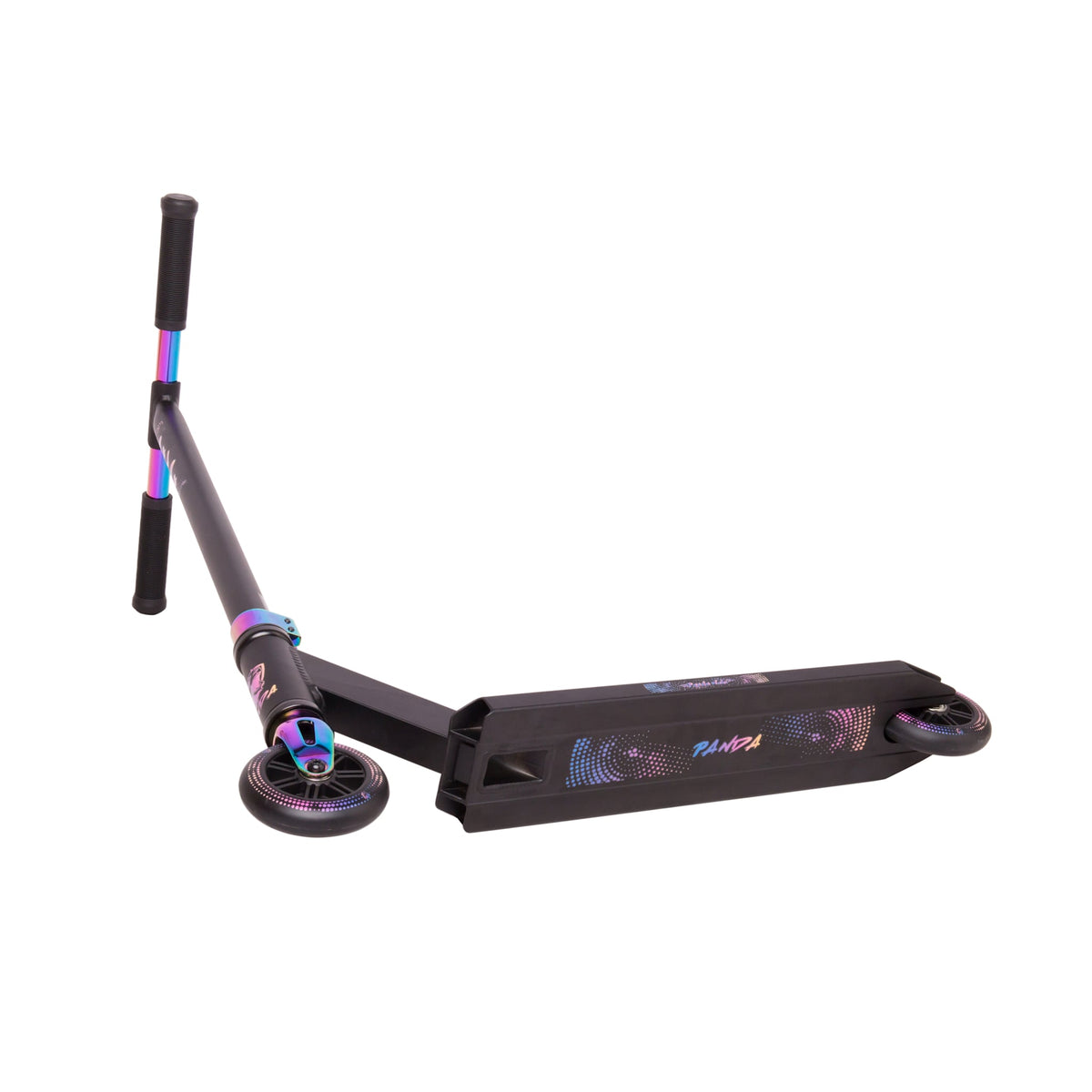 Panda Nubi Trick Løbehjul - Black/Rainbow-ScootWorld.dk